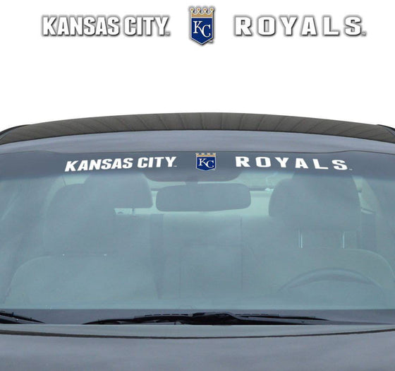 Kansas City Royals Decal 35x4 Windshield (CDG) - 757 Sports Collectibles