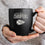 Rico Industries NFL Football Kansas City Chiefs 2024 Super Bowl LVIII Champions 15oz Laser Engraved Matte Black Ceramic Bistro Mug - for Hot or Cold Drinks - 757 Sports Collectibles