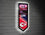 Team Sports America NFL Kansas City Chiefs Superbowl 58 Championship | Ultra-Thin LED Light Wall Sign Décor | Made in the USA | Football Fan Décor for Office, Living, Game or Bedroom (Pennant) - 757 Sports Collectibles