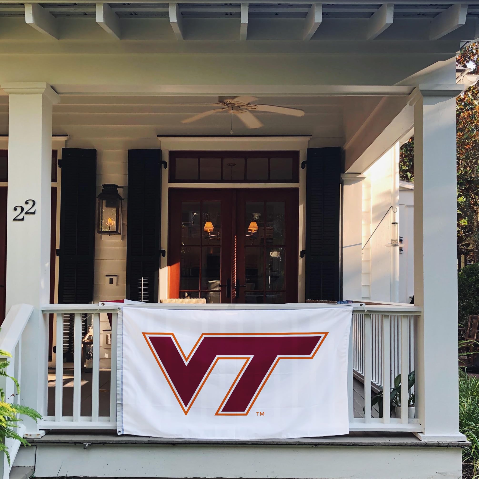 Desert Cactus Virginia Tech Flag Hokies VT Flags Banners 100% Polyester Indoor Outdoor 3x5 (Style W) - 757 Sports Collectibles