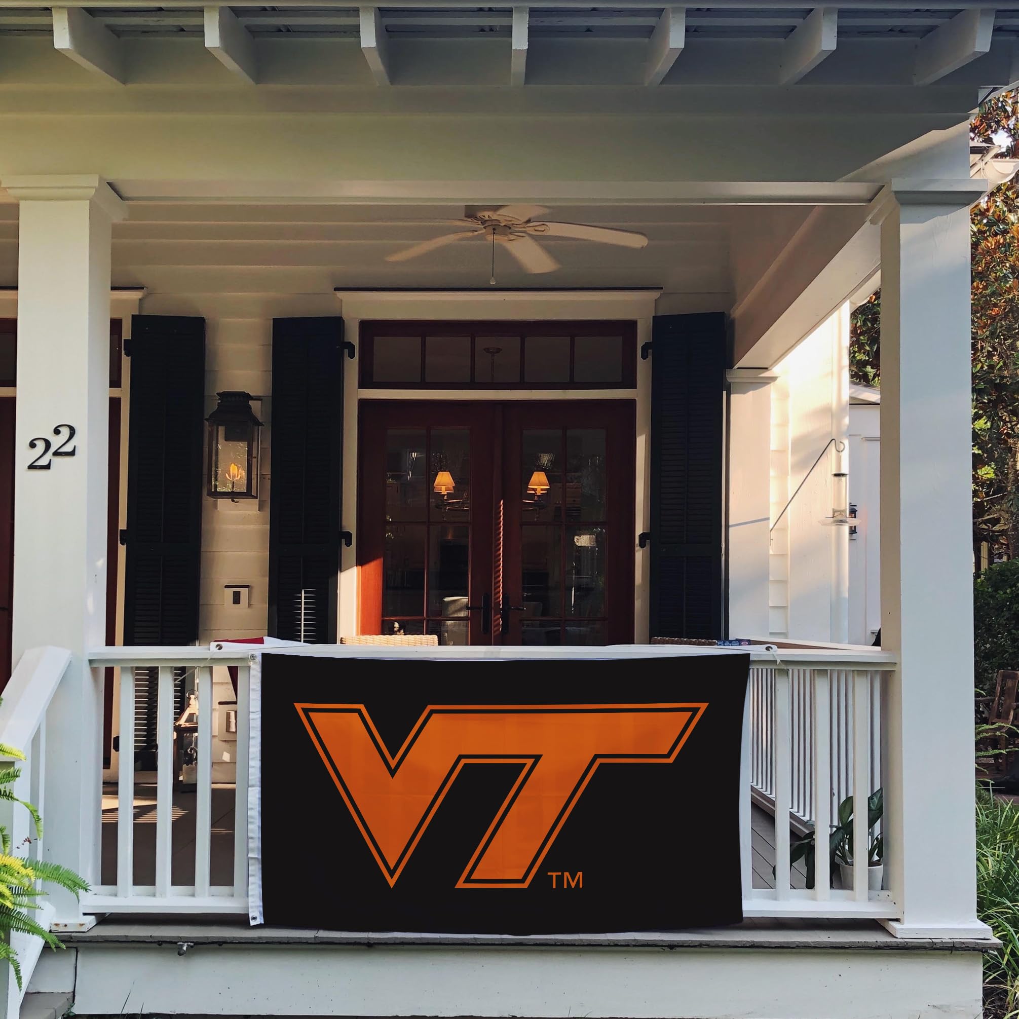 Desert Cactus Virginia Tech Flag Hokies VT Flags Banners 100% Polyester Indoor Outdoor 3x5 (Style 1a) - 757 Sports Collectibles
