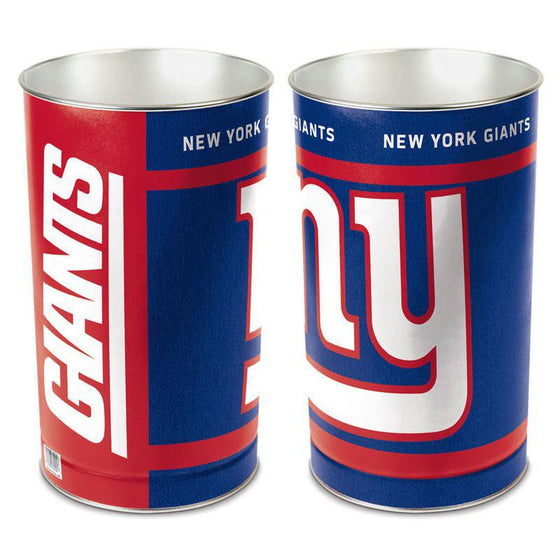 NFL New York Giants 15" Waste Basket - 757 Sports Collectibles