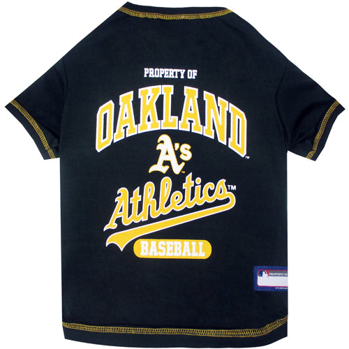 Oakland Athletics Dog Tee Shirt Pets First