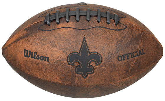 New Orleans Saints Football - Vintage Throwback - 9 Inches (CDG) - 757 Sports Collectibles