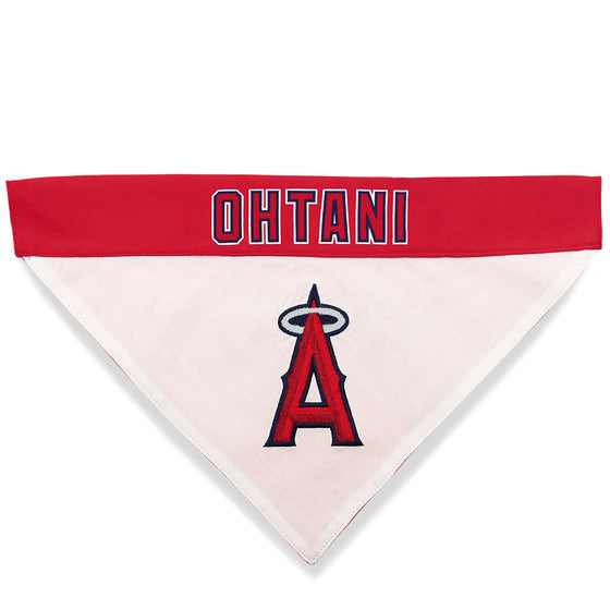 Shohei Ohtani Los Angeles Angels Home and Away Reversible Bandana by Pets First - 757 Sports Collectibles