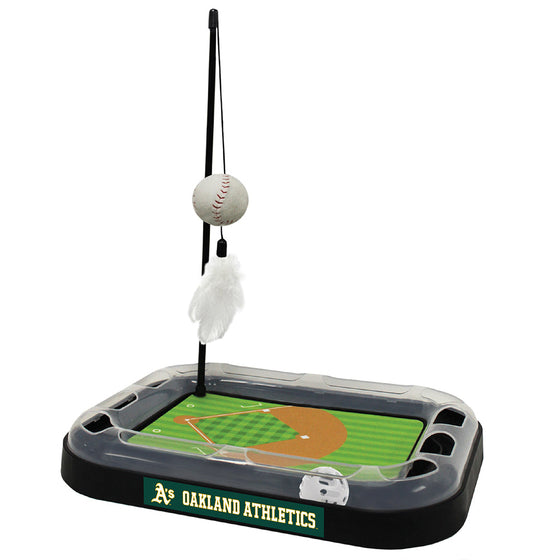 Oakland Athletics Baseball Cat Scratcher Toy by Pets First