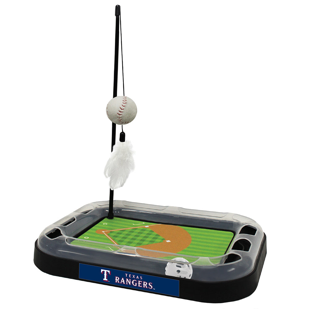 Texas Rangers Baseball Cat Scratcher Toy by Pets First