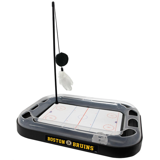 Boston Bruins Hockey Rink Cat Scratcher Toy by Pets First