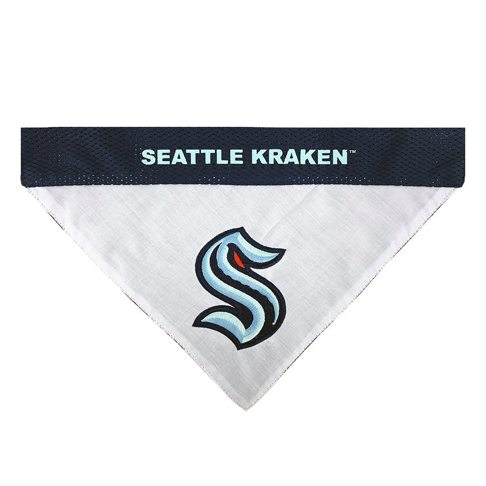 Seattle Kraken Reversible Bandana by Pets First - 757 Sports Collectibles