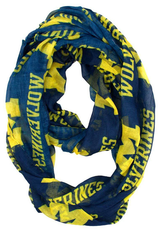 Michigan Wolverines Infinity Scarf (CDG) - 757 Sports Collectibles