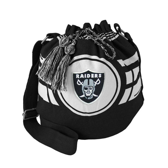Oakland Raiders Ripple Drawstring Bucket Bag (CDG) - 757 Sports Collectibles