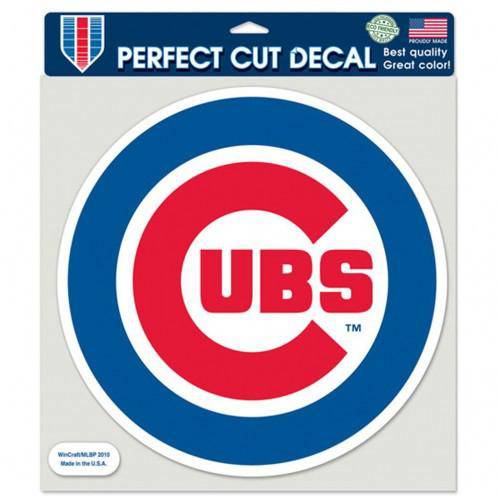 MLB Chicago Cubs Perfect Cut 8x8 Diecut Decal - 757 Sports Collectibles