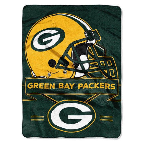 Green Bay Packers Blanket 60x80 Raschel Prestige Design (CDG) - 757 Sports Collectibles