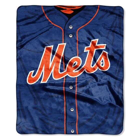 New York Mets Blanket 50x60 Raschel Jersey Design (CDG) - 757 Sports Collectibles