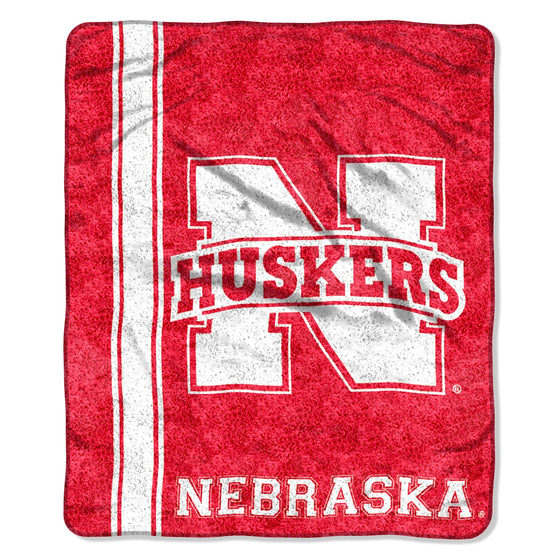 Nebraska Cornhuskers Blanket 50x60 Sherpa Jersey Design (CDG) - 757 Sports Collectibles