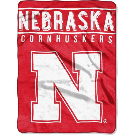 Nebraska Cornhuskers Blanket 60x80 Raschel (CDG) - 757 Sports Collectibles