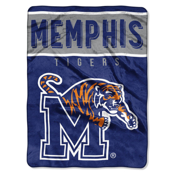 Memphis Tigers Blanket 60x80 Raschel Basic Design (CDG) - 757 Sports Collectibles