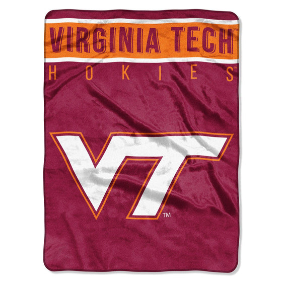 Virginia Tech Hokies Blanket 60x80 Raschel Basic Design Special Order (CDG) - 757 Sports Collectibles