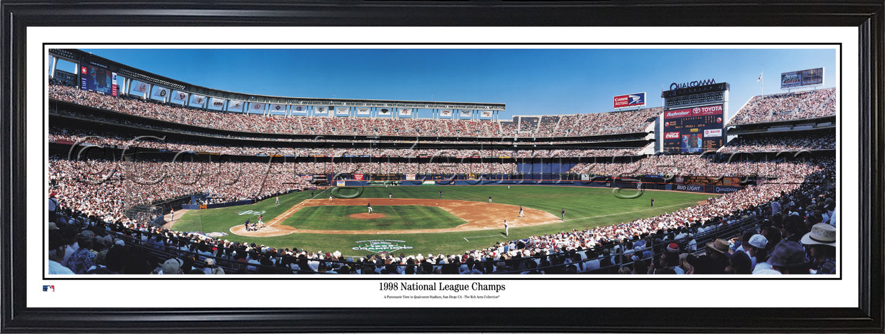 CA-89 Padres 1998 NL Champs - 757 Sports Collectibles