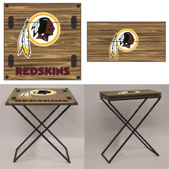 Preorder - Washington Redskins Folding Armchair Portable Table 20"x20"x24" - 757 Sports Collectibles