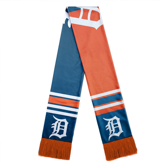 Detroit Tigers Scarf Colorblock Big Logo Design
