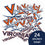 University of Virginia Sticker Cavaliers UVA Wahoos Stickers Vinyl Decals Laptop Water Bottle Car Scrapbook T1 (Type 1-1) - 757 Sports Collectibles