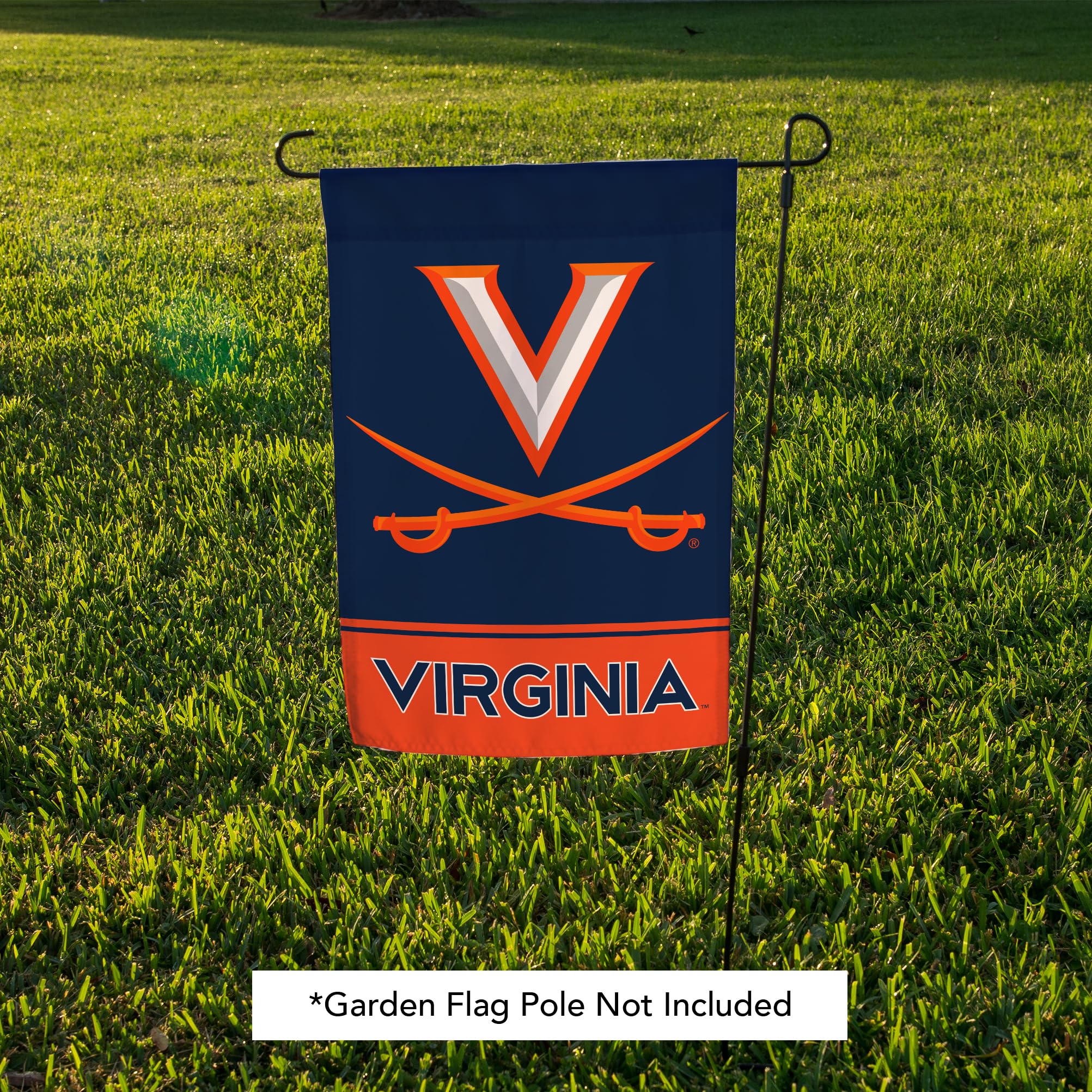 University of Virginia Garden Flag Cavaliers UVA Wahoos Banner 100% Polyester (Design A) - 757 Sports Collectibles