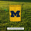 University of Michigan Garden Flag Wolverines UM U of M Banner 100% Polyester (Design F) - 757 Sports Collectibles