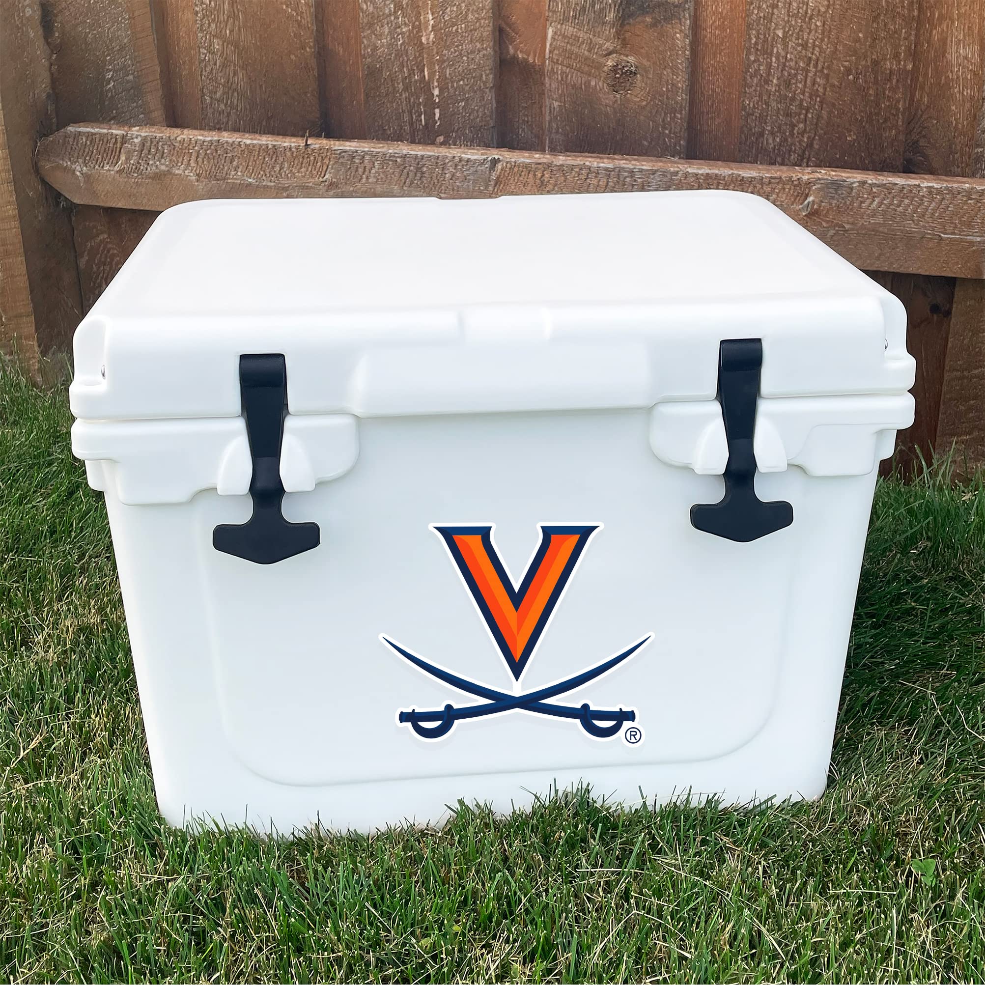University of Virginia Sticker Cavaliers UVA Vinyl Decal Laptop Water Bottle Car Scrapbook Sticker (IND 1) - 757 Sports Collectibles