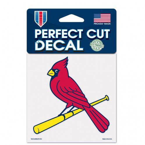 MLB St. Louis Cardinals Perfect Cut 4x4 Diecut Decal - 757 Sports Collectibles