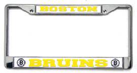 Boston Bruins Chrome License Plate Frame (CDG) - 757 Sports Collectibles