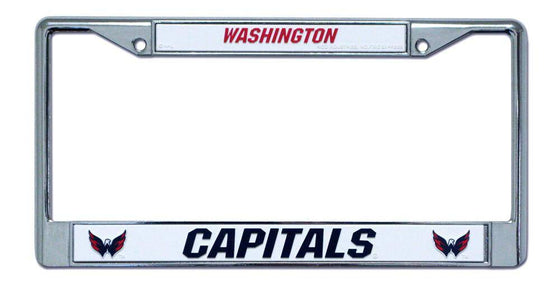 Washington Capitals Chrome License Plate Frame (CDG) - 757 Sports Collectibles
