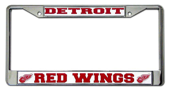 Detroit Red Wings Chrome License Plate Frame (CDG) - 757 Sports Collectibles