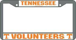 Tennessee Volunteers Chrome License Plate Frame (CDG) - 757 Sports Collectibles