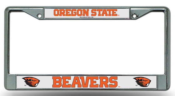 Oregon State Beavers Chrome License Plate Frame (CDG) - 757 Sports Collectibles