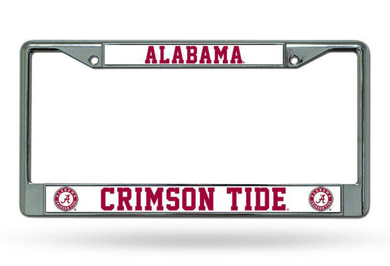 Alabama Crimson Tide Chrome License Plate Frame (CDG) - 757 Sports Collectibles