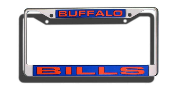 Buffalo Bills Laser Cut Chrome License Plate Frame (CDG) - 757 Sports Collectibles
