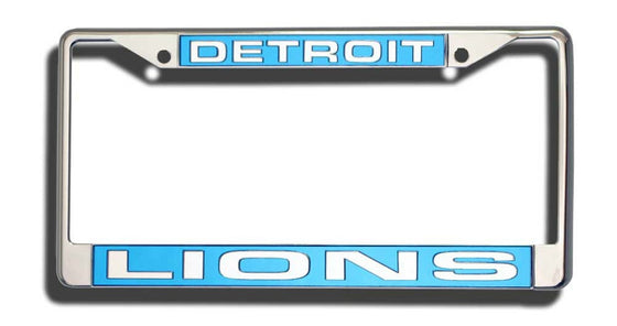Detroit Lions Laser Cut Chrome License Plate Frame (CDG)