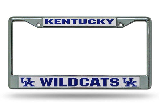 Kentucky Wildcats Laser Cut Chrome License Plate Frame (CDG) - 757 Sports Collectibles