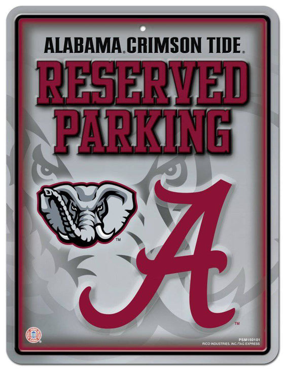 Alabama Crimson Tide Metal Parking Sign (CDG) - 757 Sports Collectibles