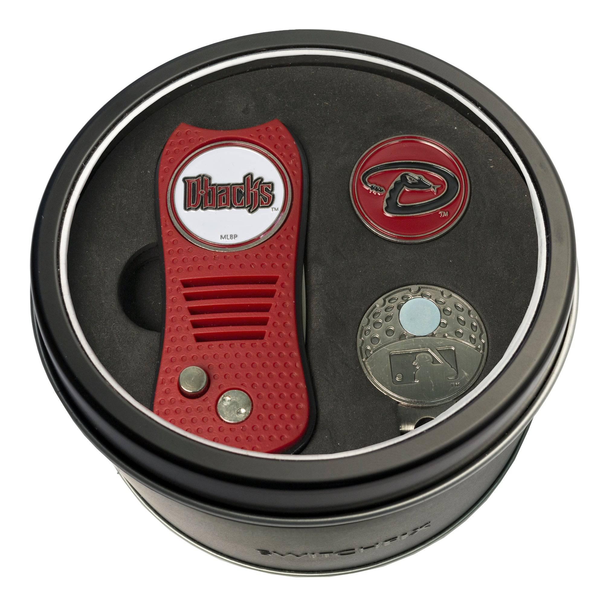 Arizona Diamondbacks Tin Set - Switchfix, Cap Clip, Marker - 757 Sports Collectibles