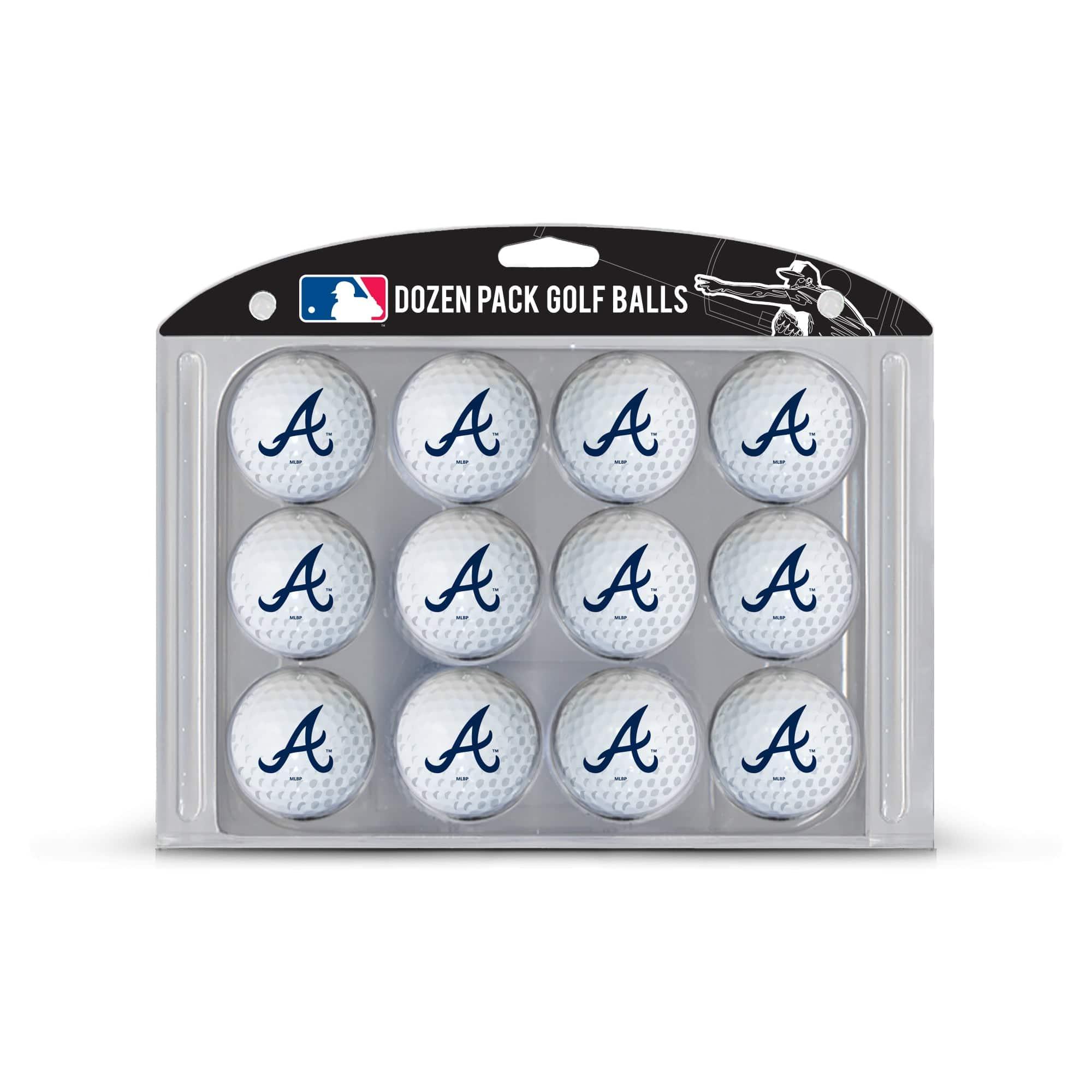Atlanta Braves Golf Balls, 12 Pack - 757 Sports Collectibles