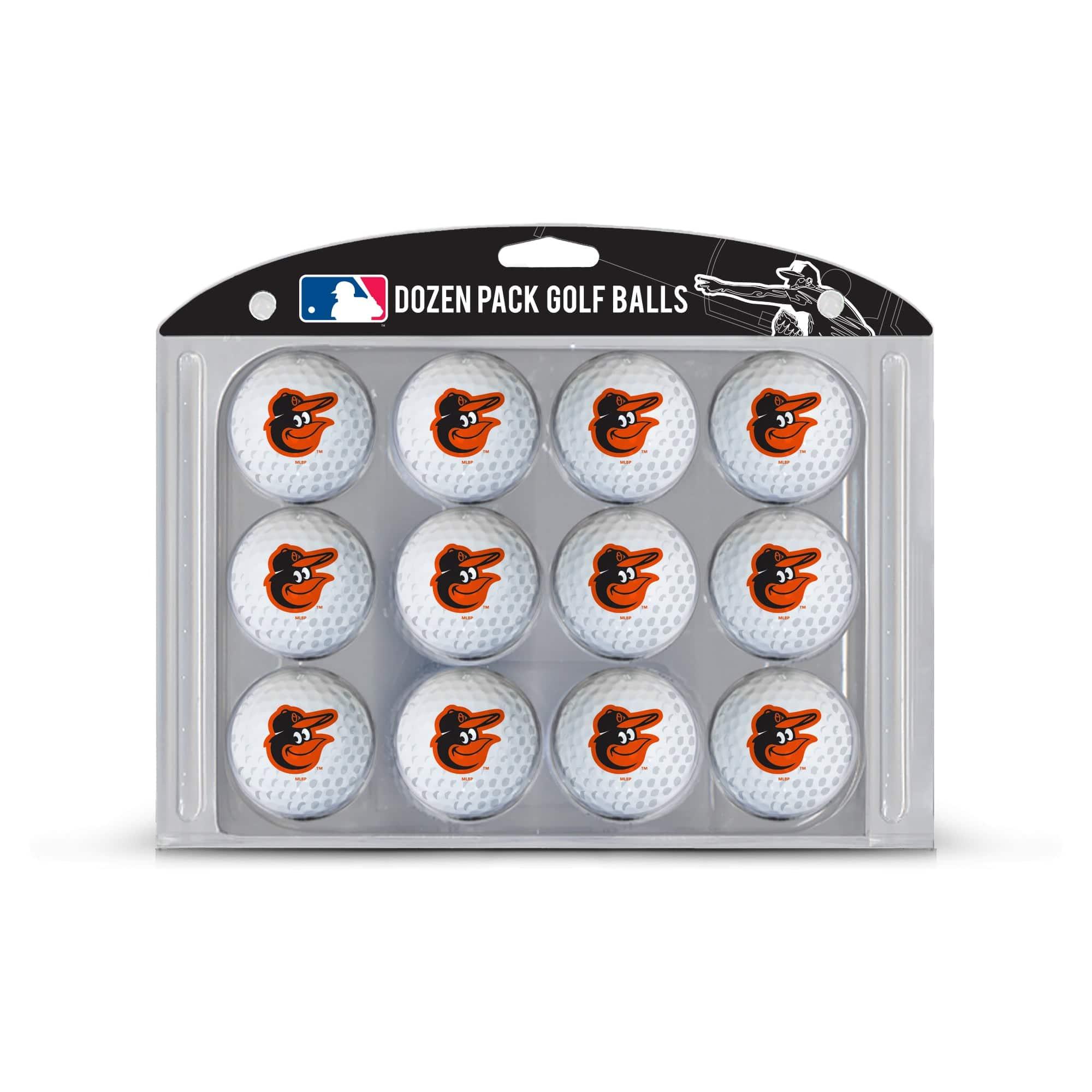 Baltimore Orioles Golf Balls, 12 Pack - 757 Sports Collectibles