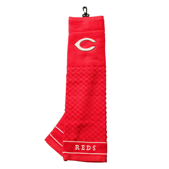 Cincinnati Reds Embroidered Golf Towel - 757 Sports Collectibles