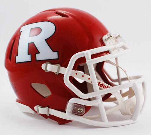 Rutgers Scarlet Knights Speed Mini Helmet (CDG) - 757 Sports Collectibles