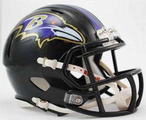 Baltimore Ravens Speed Mini Helmet (CDG) - 757 Sports Collectibles