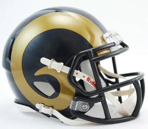 Los Angeles Rams Speed Mini Helmet (CDG) - 757 Sports Collectibles