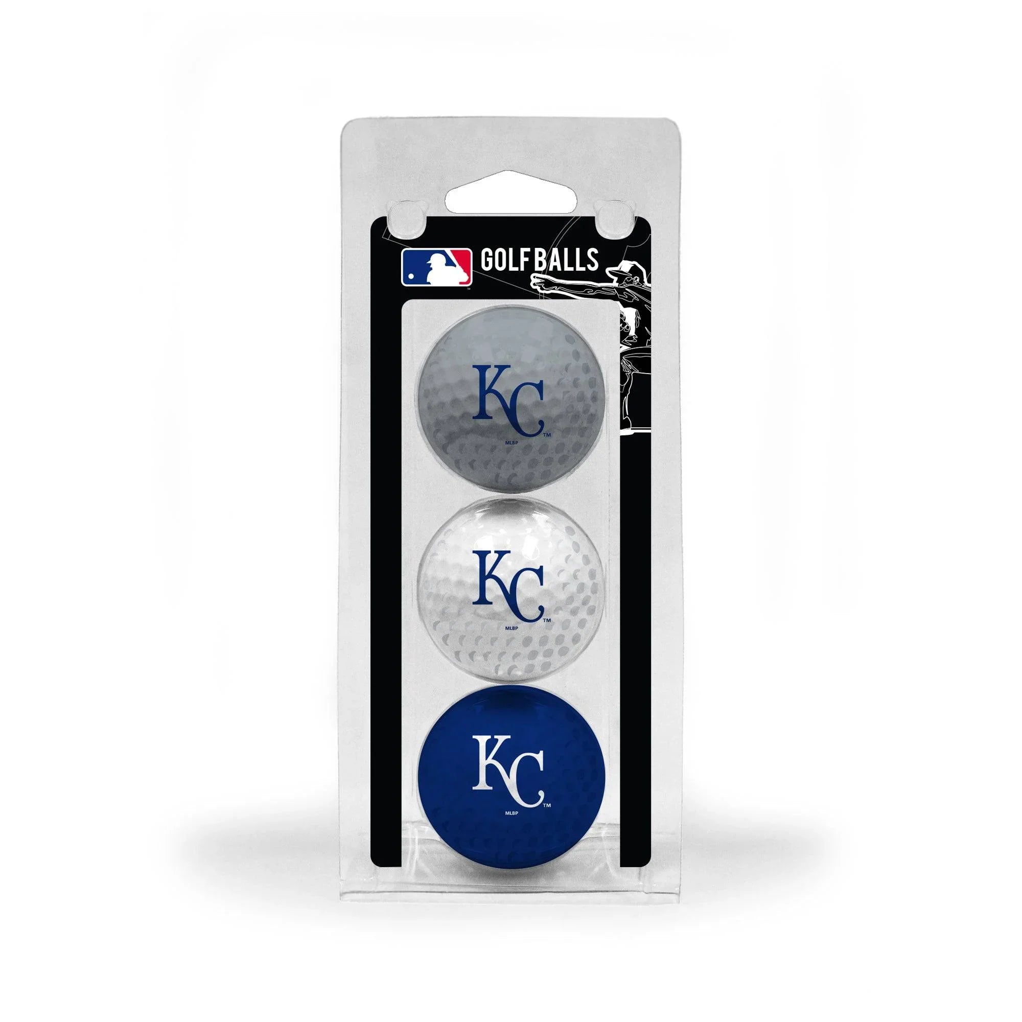 Kansas City Royals 3 Golf Ball Pack - 757 Sports Collectibles