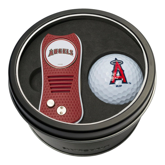 Los Angeles Angels Tin Set - Switchfix, Golf Ball - 757 Sports Collectibles