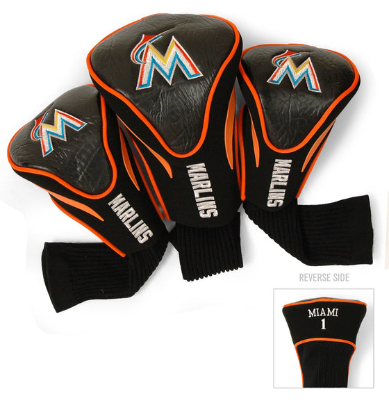 Miami Marlins 3 Pack Contour Head Covers - 757 Sports Collectibles